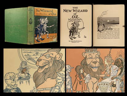 1903 WIZARD of OZ Baum Illustrated Denslow Fantasy Childrens Literature Color: 1903 WIZARD of OZ Baum Illustrated Denslow Fantasy Childrens Literature Color Were off to see the wizard, the wonderful Wizard of Oz!” This timeless classic was first published in 1899