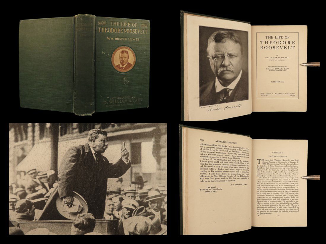 1919 Life of Theodore Roosevelt American President Illustrated Lewis Wm Taft (1 of 10)