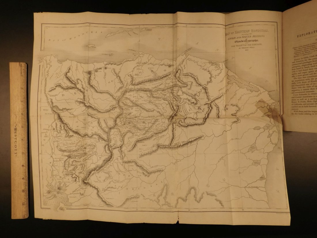 1857 1ed Exploration in Honduras Central America Settlements Mining Illustrated: 1857 1ed Exploration in Honduras Central America Settlements Mining Illustrated During the 19th-century, very few works were solely dedicated to the history and geography and Honduras. William V. Well