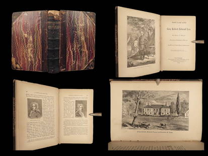 1872 ROBERT E. LEE 1st/1st CIVIL WAR Confederate RARE Biography CSA Mrs. LEE: 1872 ROBERT E. LEE 1st/1st CIVIL WAR Confederate RARE Biography CSA Mrs. LEE “Popular Life of Gen. Robert Edward Lee” written by Emily Virginia Mason is an expansive biography of Confedera