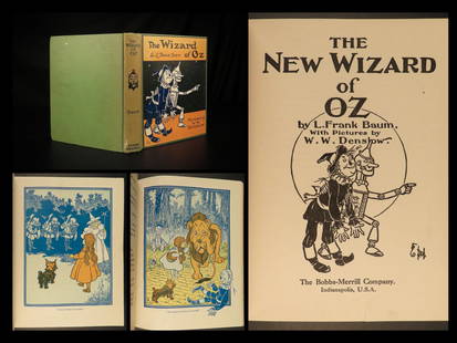 1903 WIZARD of OZ Baum Illustrated Denslow Fantasy Childrens Literature Color: 1903 WIZARD of OZ Baum Illustrated Denslow Fantasy Childrens Literature Color Were off to see the wizard, the wonderful Wizard of Oz!&rdquo; This timeless classic was first published in 1899 and reiss