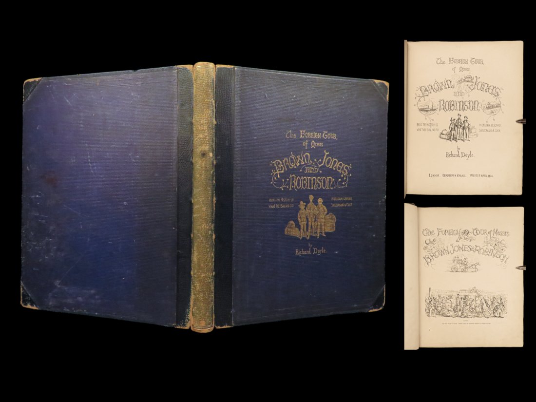 1854 Foreign Tour 1st Belgium Germany Switzerland Italy Illustrated Travelogue (1 of 10)