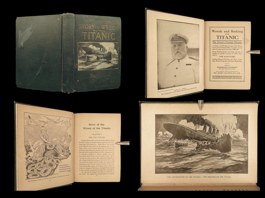 1912 TITANIC 1ed Wreck and Sinking Shipwreck Illustrated Survivor Stories (1 of 10)