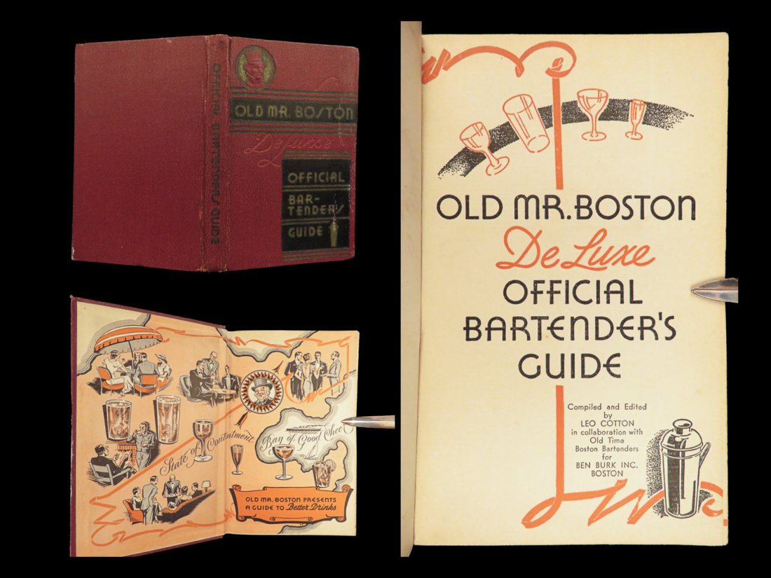 1935 Old Mr. Boston 1ed Bartenders Guide Liquor Alcohol Cocktails Prohibition (1 of 10)