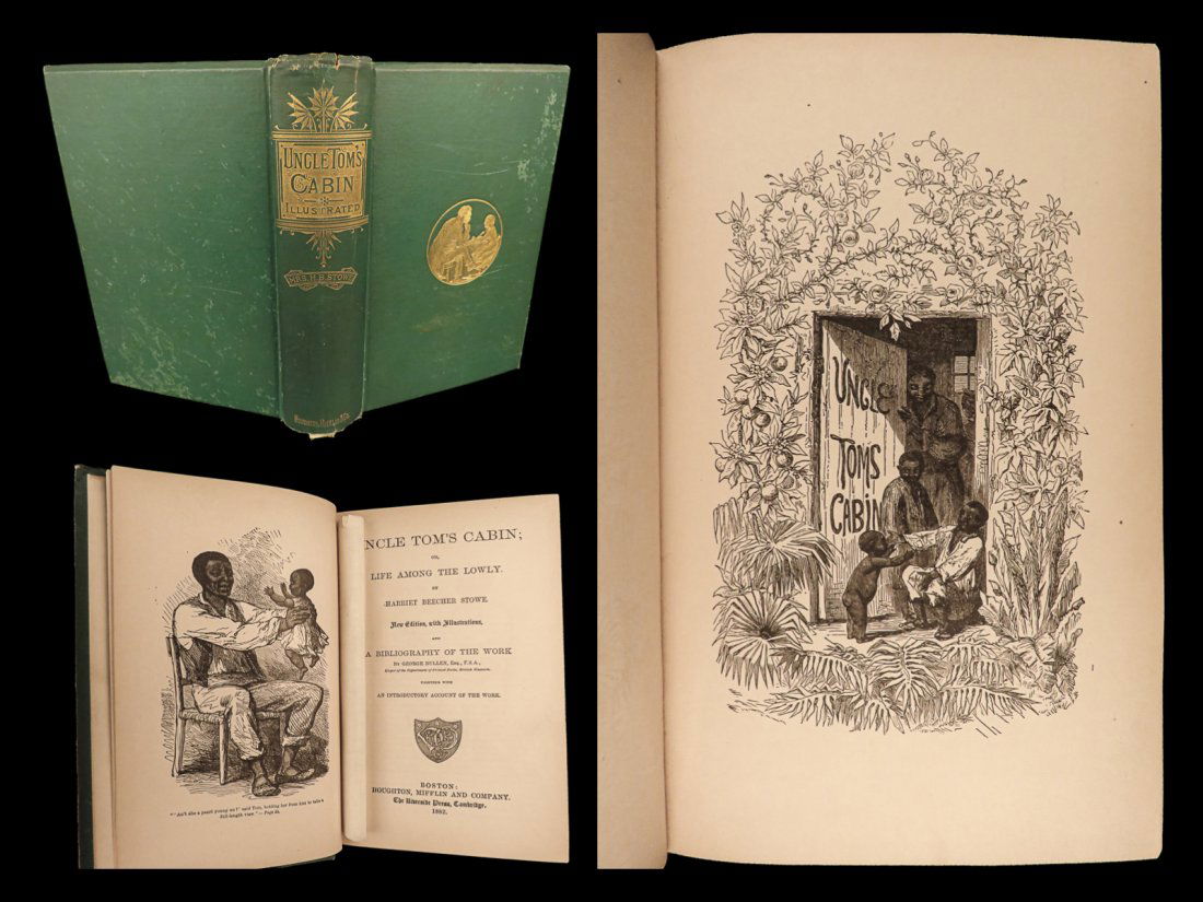 1882 Uncle Toms Cabin Illustrated Beecher Stowe Slavery Abolition Civil War (1 of 10)