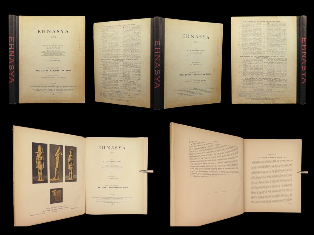 1905 EGYPT 1ed Exploration Ehnasya Heracleopolis Magna Ramses Archaeology ROME (1 of 10)