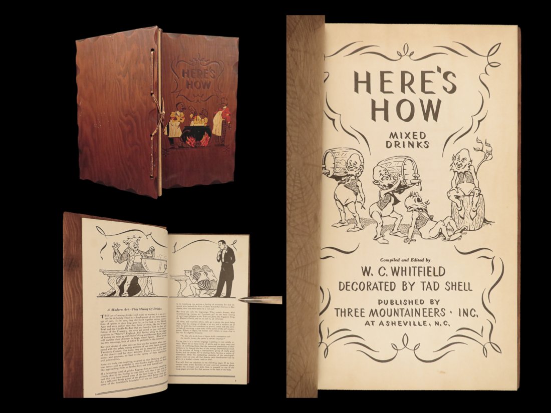 1941 COCKTAILS Heres How Mixed Drinks Liquor Alcohol Recipes Prohibition WOODEN (1 of 10)