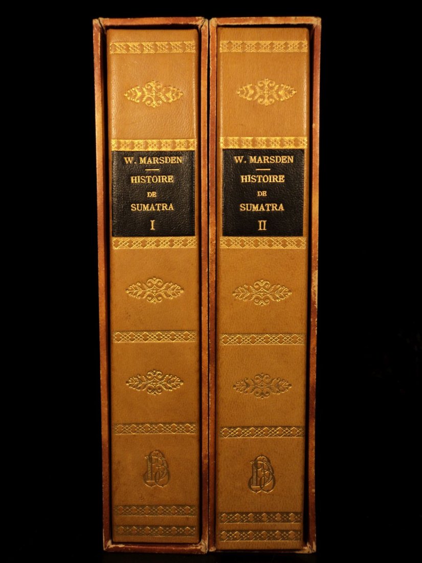 1788 1st ed History of Sumatra Indonesia William Marsden Voyages 2v SET Asia: 1788 1st ed History of Sumatra Indonesia William Marsden Voyages 2v SET Asia “The most comprehensive book on the largest island of Indonesia!” After spending eight years in Sumatra, William Ma