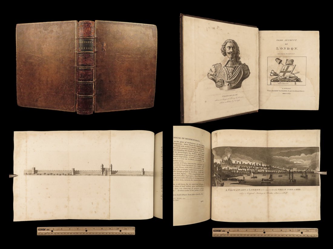 1791 Some Accounts of LONDON Illustrated Great Fire Welsh Thomas Pennant Knights: 1791 Some Accounts of LONDON Illustrated Great Fire Welsh Thomas Pennant Knights Some Account of London is a satirical, humorous first-hand account of the city of London. Written by Thomas Pennant, a 