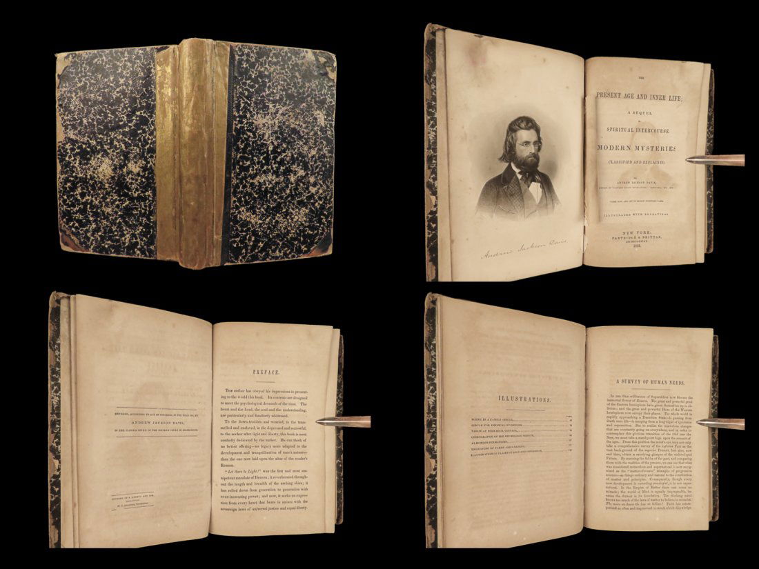 1853 SPIRITUALISM Davis Occult MEDIUMS Fortune-Telling Insanity Mystery Esoteric (1 of 10)