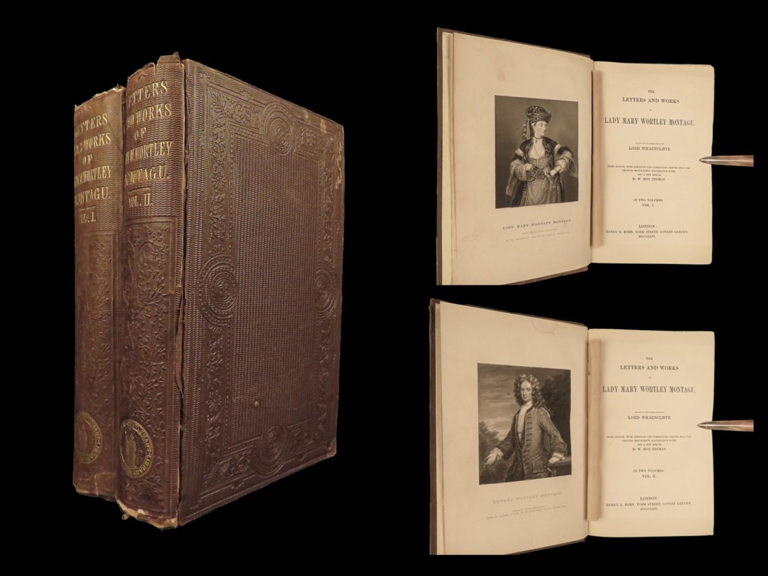1861 Lady Mary Wortley Montagu Ottoman Empire Turkish Embassy 2v Muslim Orient (1 of 10)
