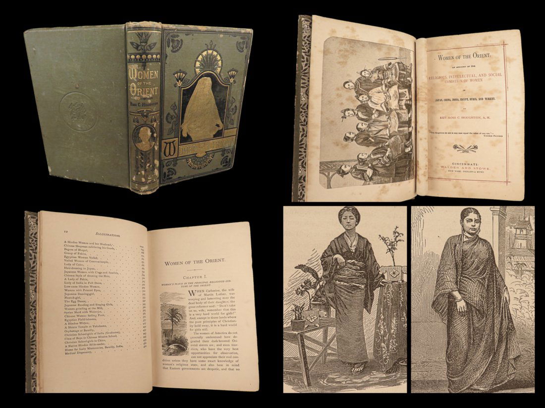 1877 WOMEN of Orient 1st POLYGAMY Japan China SUTTEE India Asia Egypt FEMINISM (1 of 10)