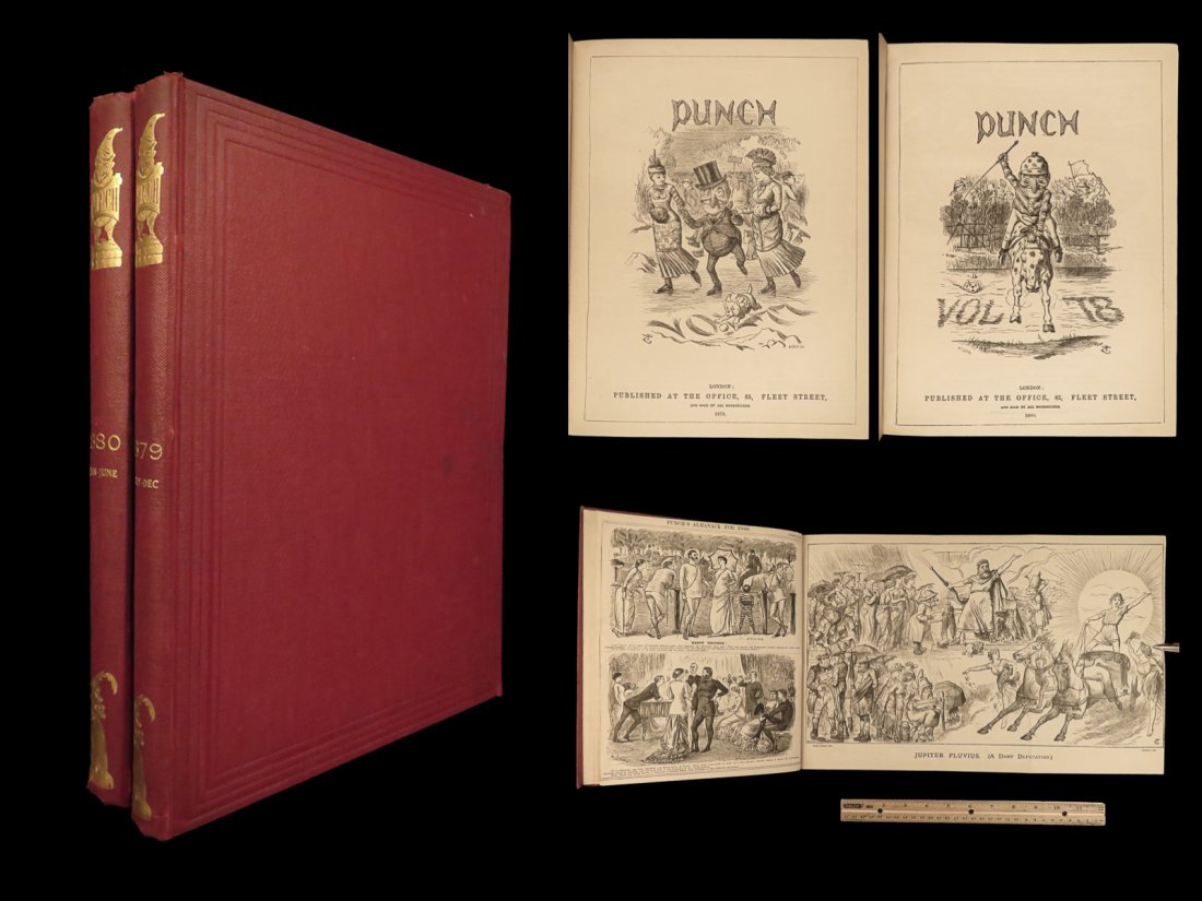 1879 Punch Magazine Illustrated Political Cartoon Satire War Humor John Leech 2v (1 of 10)