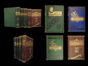 1880 Rare Book Lot 4v Robert Burns Milton Paradise Lost Moore General US Grant