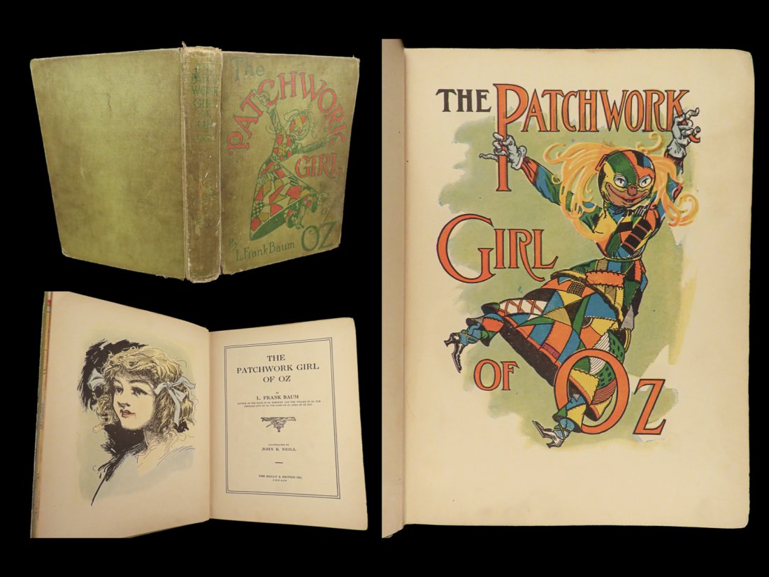 1913 OZ 1ed Patchwork Girl of Oz L Frank Baum Wizard Color Illustrated Classic (1 of 10)