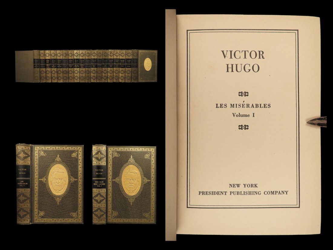 1930 Victor Hugo Works Hunchback of Notre Dame Les Miserables President 18v (1 of 10)