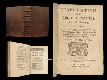 1683 Edict of Nantes Protestant Reform Catholic France Huguenot Soulier Bernard (1 of 10)