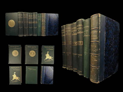 1885 CIVIL WAR 1ed Famous Memoirs US Grant Sheridan Sherman 6v RARE LOT Maps: 1885 CIVIL WAR 1ed Famous Memoirs US Grant Sheridan Sherman 6v RARE LOT Maps An impressive collection of the three most iconic memoirs of Union officers of American Civil War – Ulysses S Grant, Phil