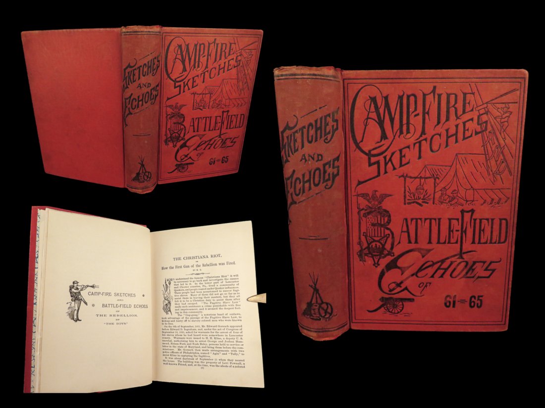 1888 CIVIL Camp-Fire Sketches Battle-Field Echoes WAR History Union Confederate (1 of 10)