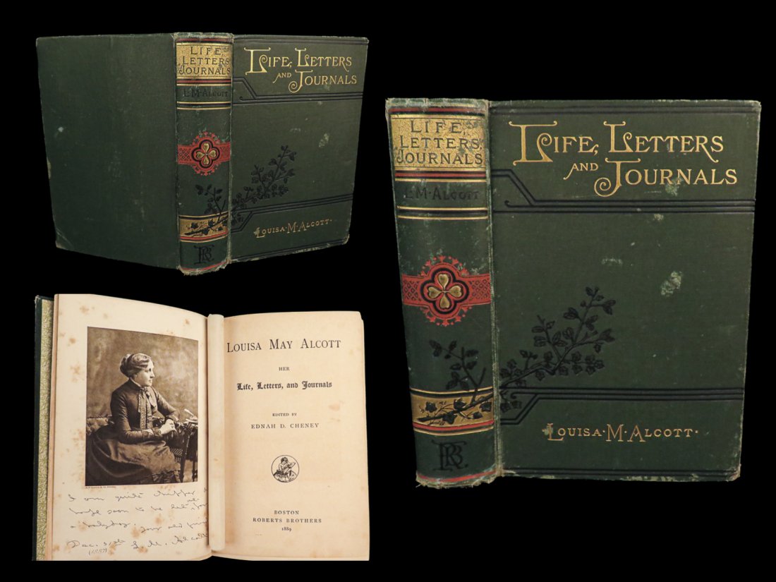 1889 LOUISA MAY ALCOTT 1st/1st Life Letters & Journals Feminism Little Women (1 of 10)