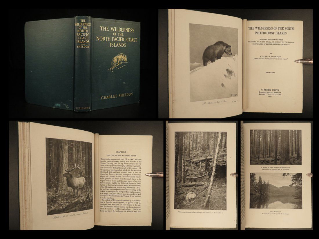 1912 HUNTING Alaska Vancouver Sheldon Wilderness of North Pacific Canada Bear (1 of 10)
