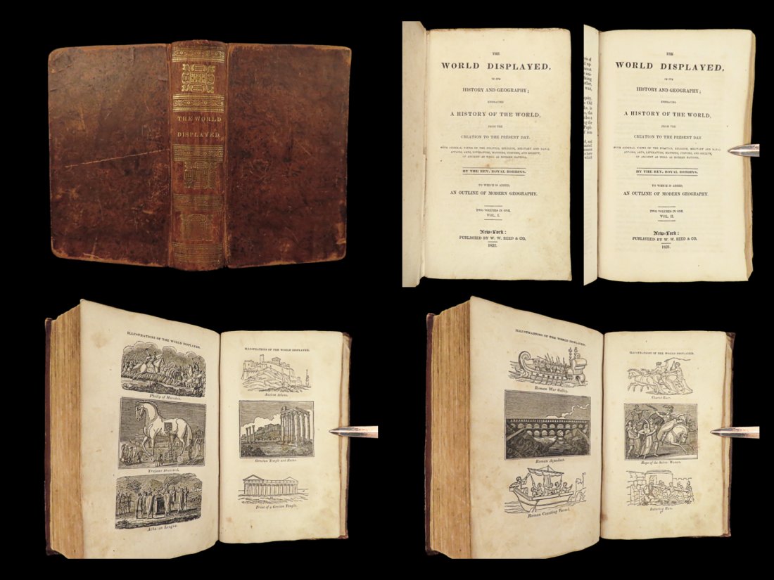 1831 World Displayed Pagan Occult Hebrews Israel Greeks ROME Egypt Illustrated: 1831 World Displayed Pagan Occult Hebrews Israel Greeks ROME Egypt Illustrated Royal Robbins “The World Displayed” is a rare, 19th-century history of the world. This work covers each and every