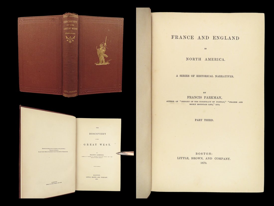 1870 Discovery Great West Francis Parkman Colonial North America Jean Nicollet: 1870 Discovery Great West Francis Parkman Colonial North America Jean Nicollet “The Discovery of the Great West” by Francis Parkman is the third installment in the historians expansive, seven-