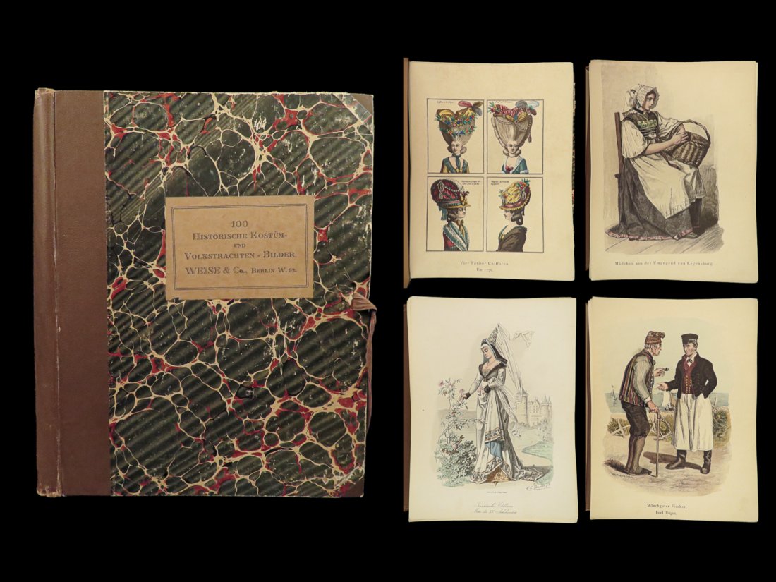 1884 COSTUME Illustrations Lipperheide Art Kostu?msammlung Clothing Fashion RARE: 1884 COSTUME Illustrations Lipperheide Art Kostu?msammlung Clothing Fashion RARE Franz Lipperheide was a 19th-century Austrian illustrator who is best-remembered for his enormous collection of histori