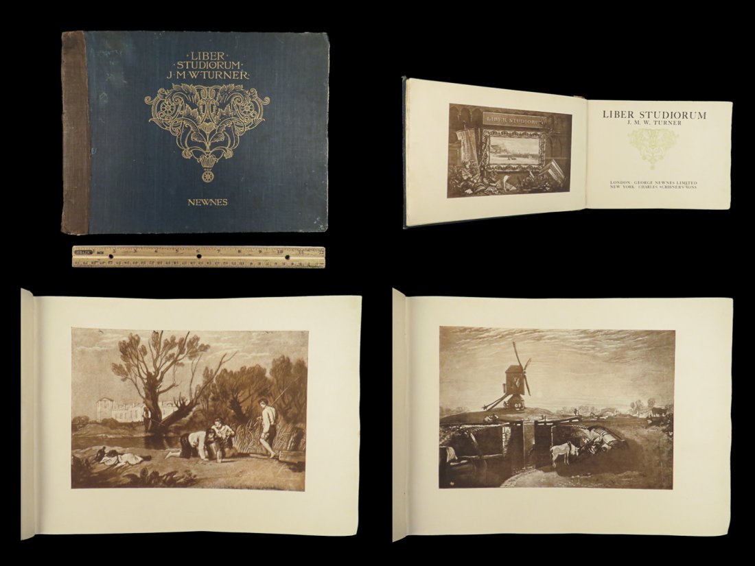1911 JMW Turner Paintings Liber Studiorum Landscapes CASTLES Cathedrals Bridges (1 of 10)