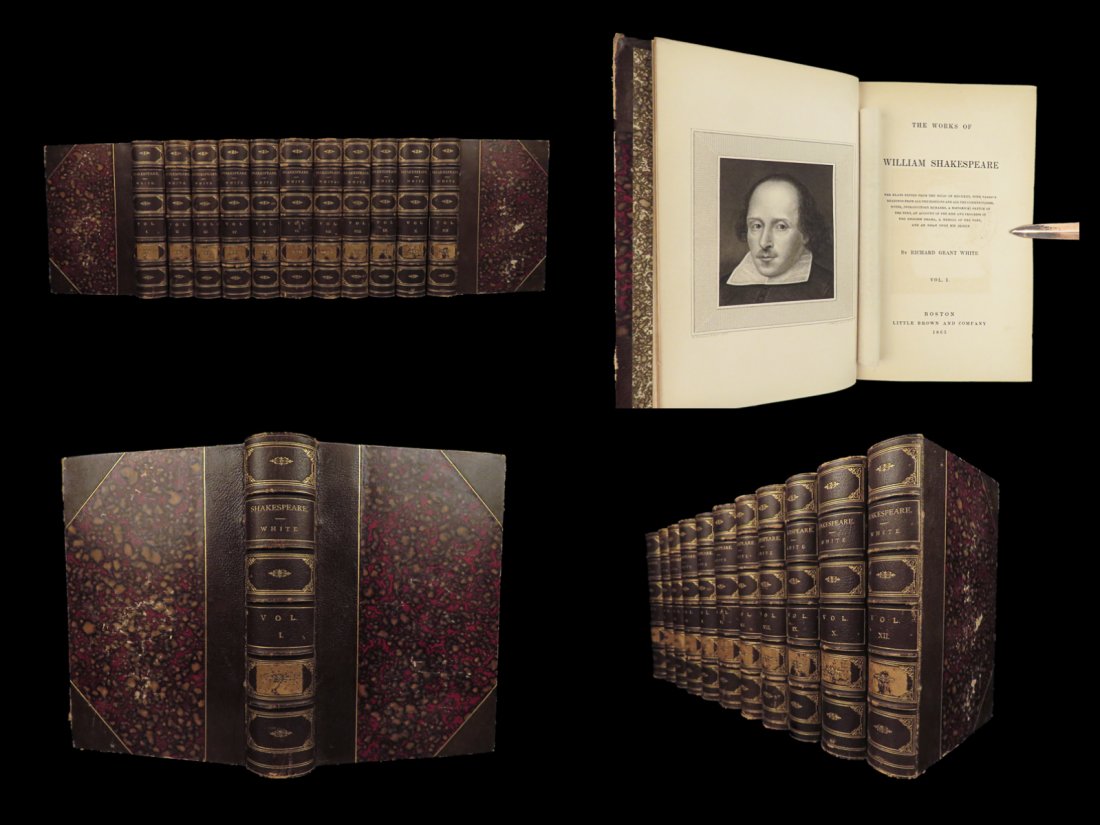 1865 William Shakespeare Works PLAYS Romeo & Juliet English Riverside 11v (1 of 10)