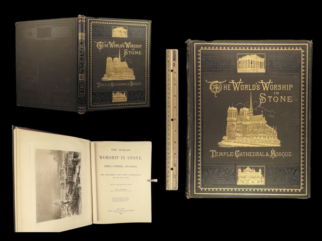 1883 World Religion Worship Pagan Occult Egypt Temple Isis Angkor Wat Minerva (1 of 10)