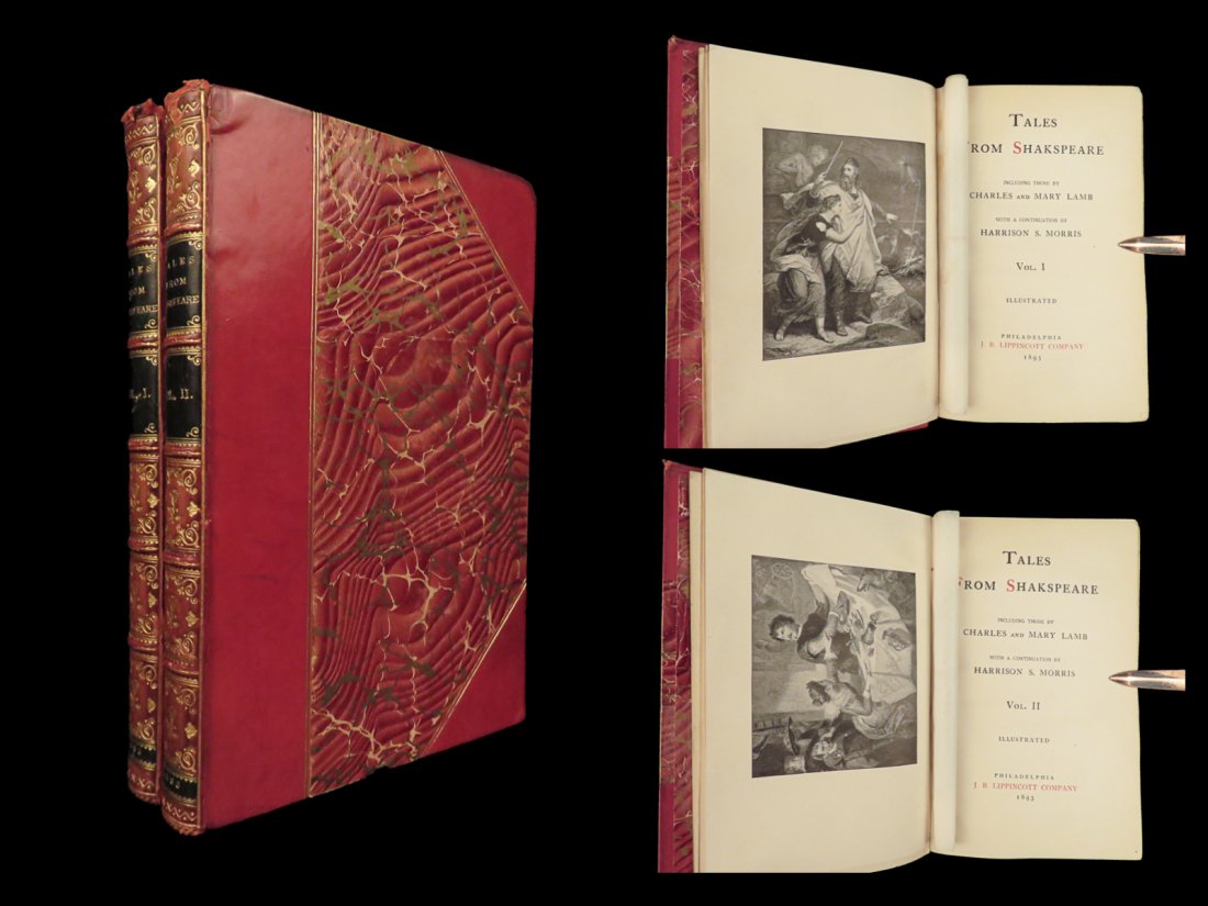 1893 BEAUTIFUL Shakespeare Plays Lamb Romeo Juliet Othello Hamlet Illustrated (1 of 10)