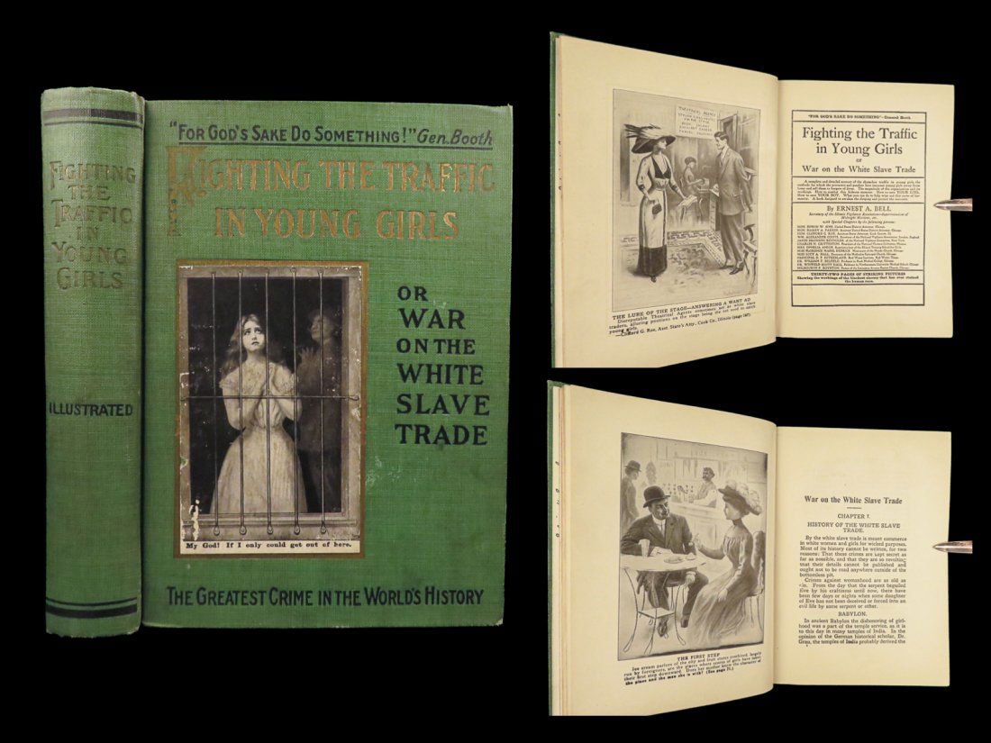 1910 White Slave Trade Human Trafficking Crime Kidnapping Prostitution Justice (1 of 10)