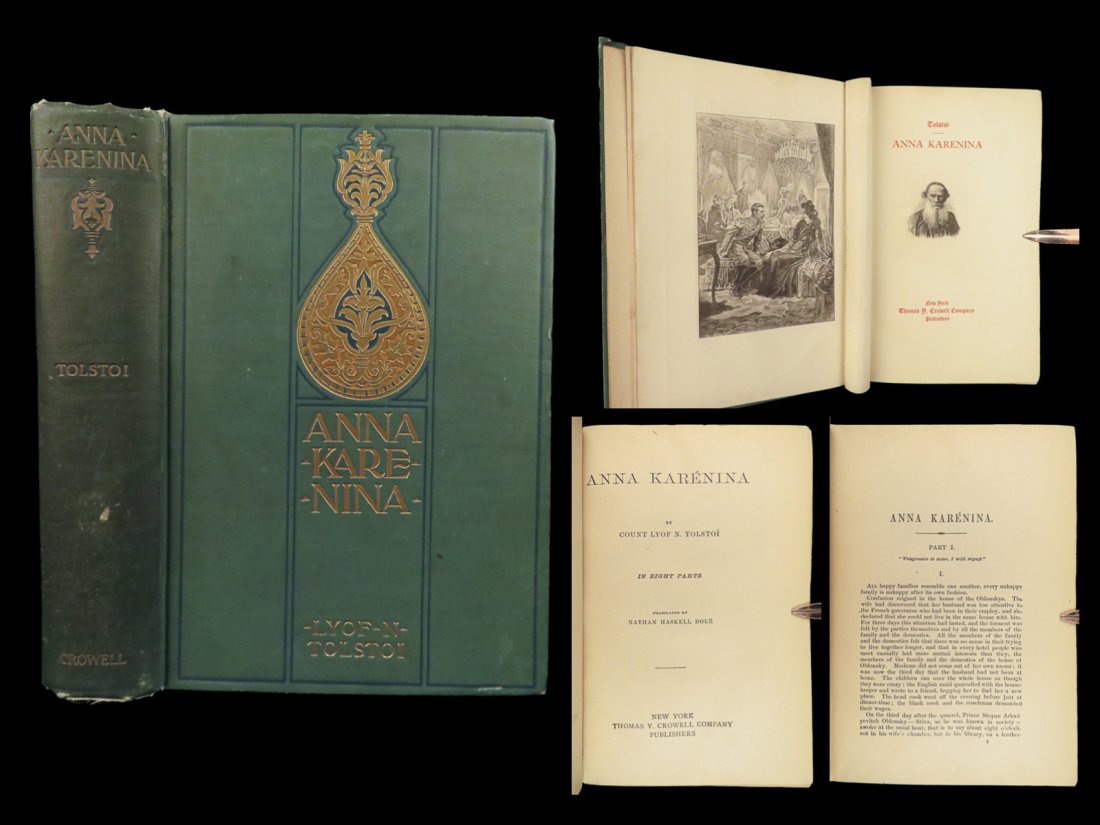 1914 Anna Karenina Leo Tolstoy Russia Romance Levin Count Vronsky Feminism Dole (1 of 10)