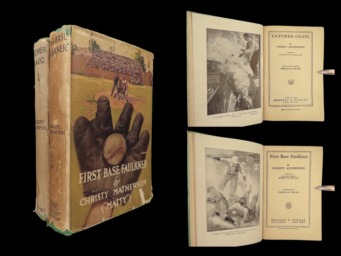 1915 BASEBALL 1ed Christy Mathewson HOF Catcher Craig & First Base Faulkner (1 of 10)