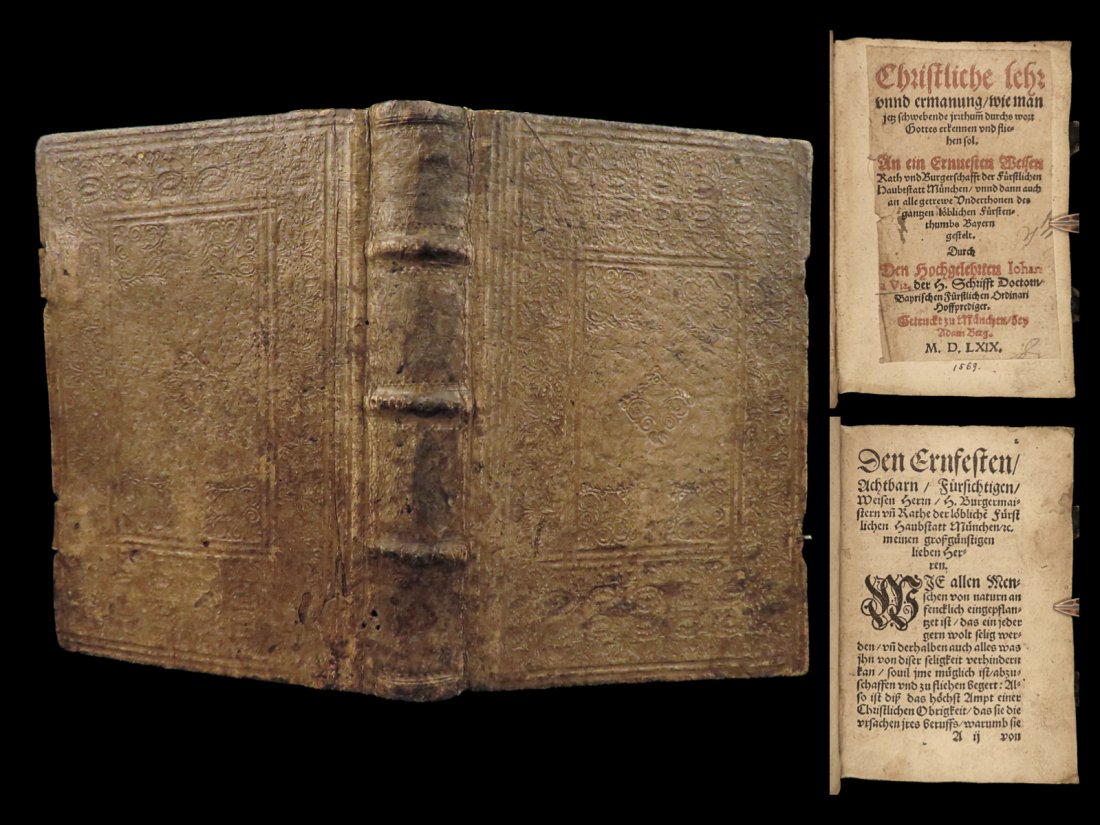 1569 German Catholic anti Martin Luther Protestant Bible Munich Johannes Via (1 of 10)
