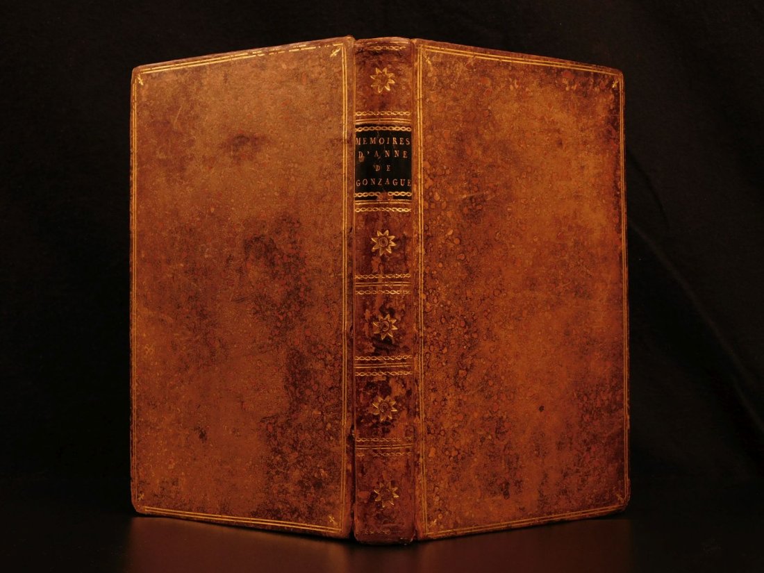 1789 Memoirs of Anne Gonzaga Princess Palatine CASTLE Provenance & Binding (1 of 11)