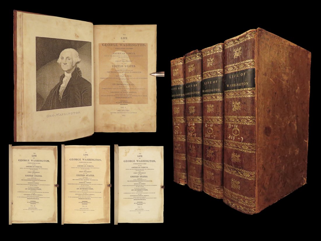 1805 George Washington 1ed Life by John Marshall Revolutionary War AMERICANA 4v (1 of 10)