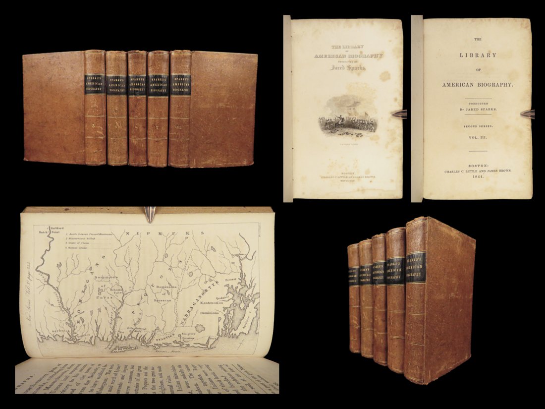 1844 Sparks American Biography Zebulun PIKE US Military Voyages 5v USA: 1844 Sparks American Biography Zebulun PIKE US Military Voyages 5v USA Jared Sparks Library of American Biography was an important collection of biographical books on some of the most notable American