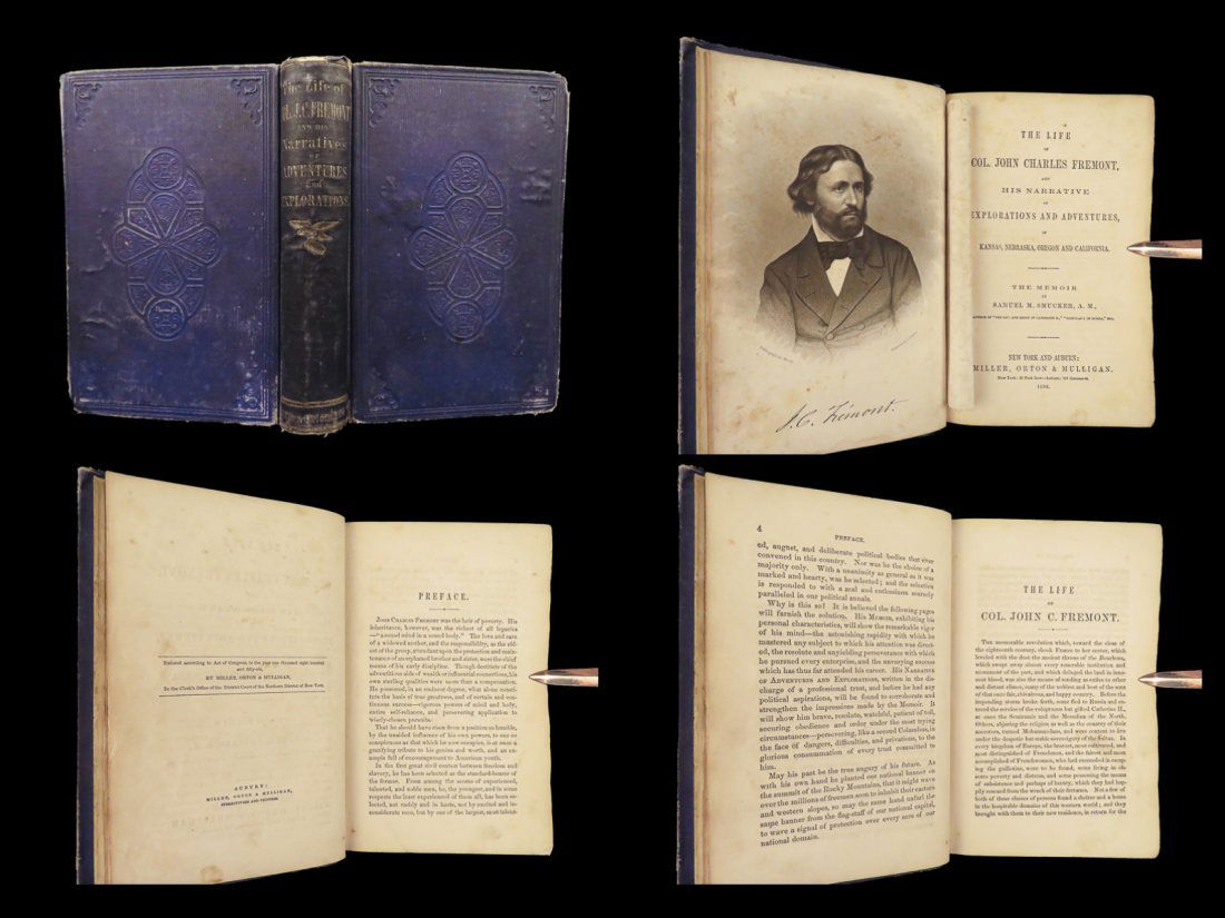 1856 Fremont Illustrated American Exploration California Rocky Mountains Smucker (1 of 10)