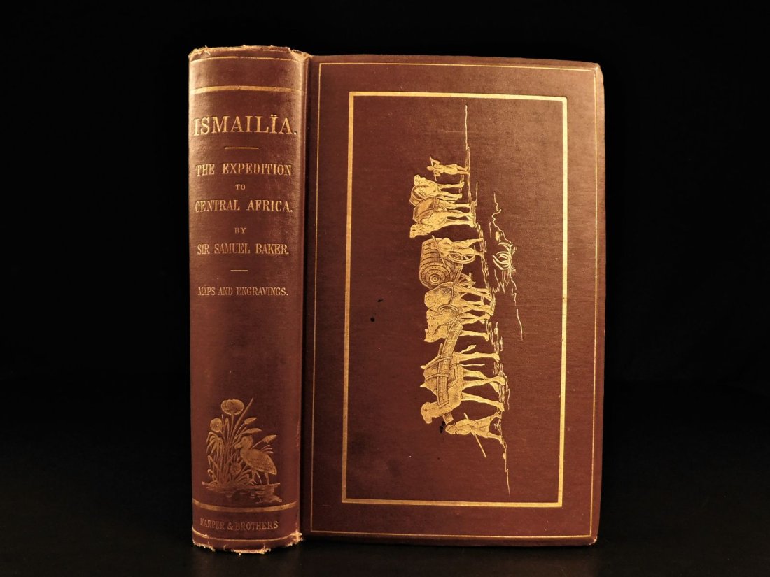 1875 1st ed ISMAILIA Central Africa Slave Trade SUDAN Egypt Illustrated Baker (1 of 14)