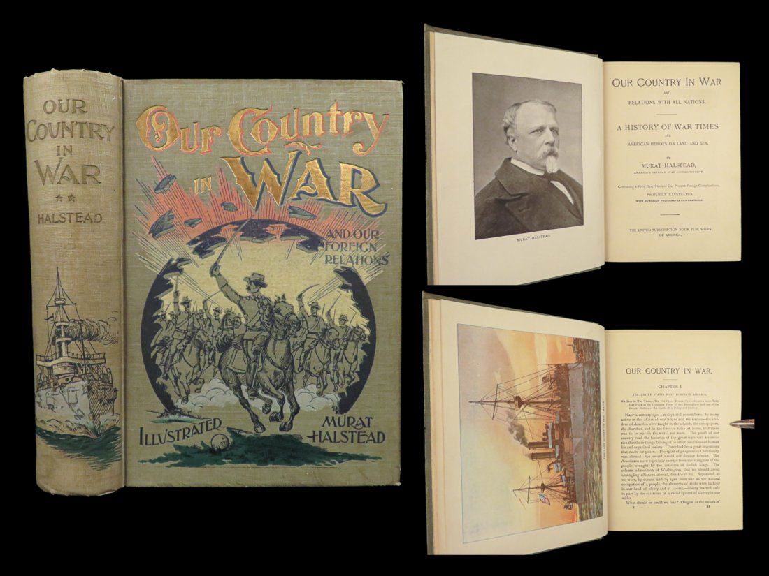 1898 Our Country in WAR United States America Revolution Battles Mexico Spain (1 of 10)