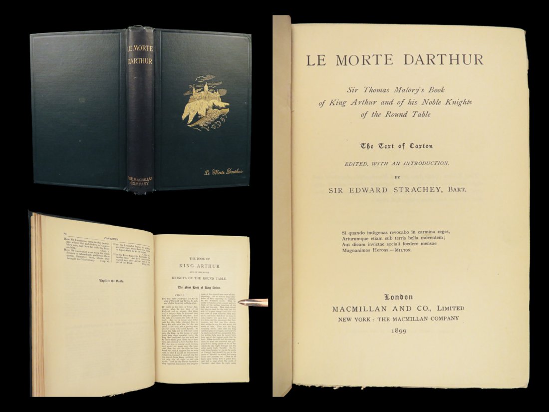 1899 KING ARTHUR Le Morte dArthur Malory Caxton Knights Round Table Legend (1 of 10)