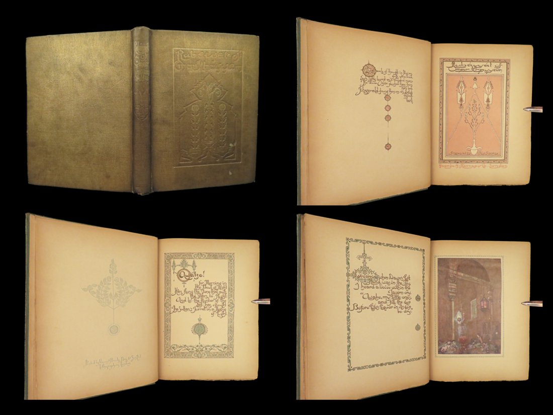 1909 Rubaiyat Omar Khayyam Philosophy Persia Mysticism Willy Pogany Illustrated (1 of 10)