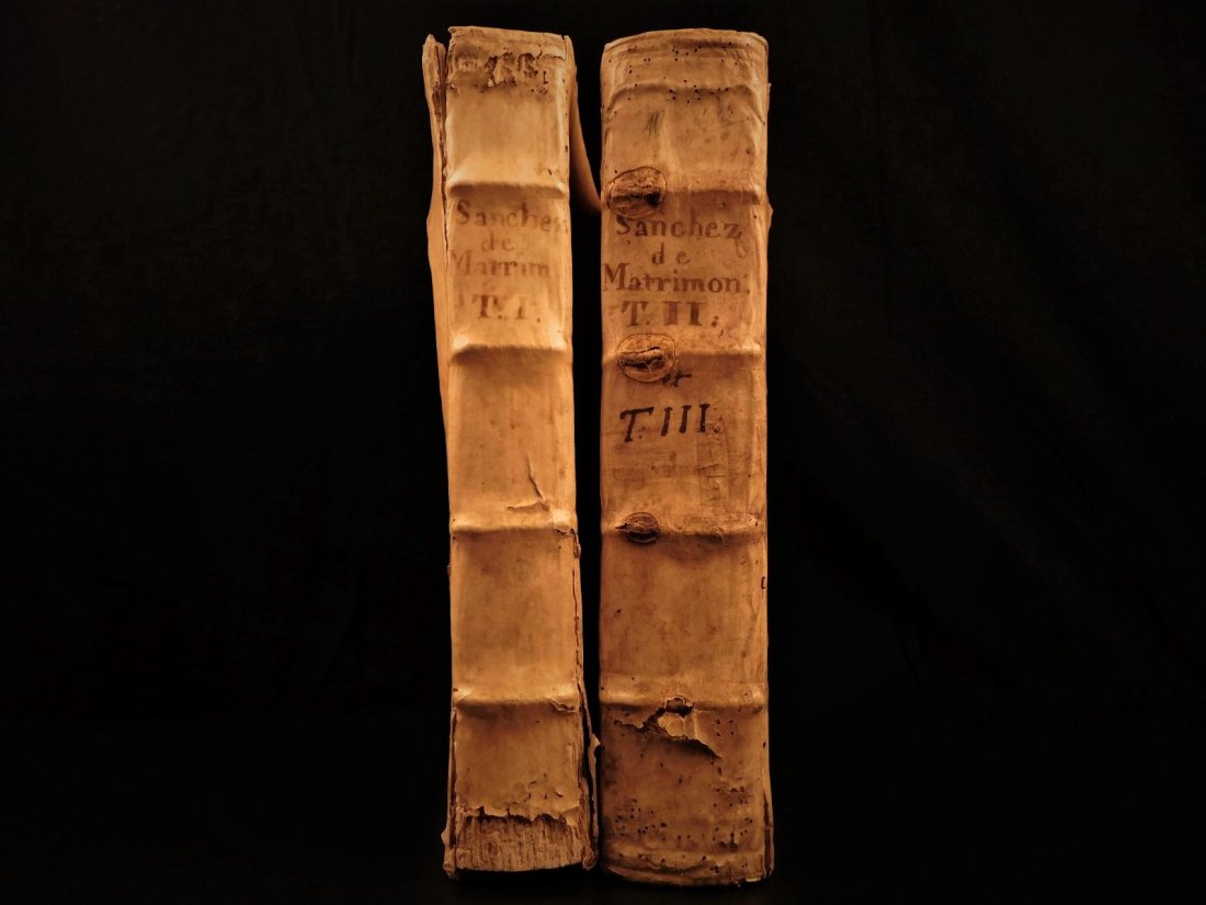 1624 Sanchez Marriage Jesuit LAW Sexuality Perversion Forbidden Books! FOLIOS: 1624 Sanchez Marriage Jesuit LAW Sexuality Perversion Forbidden Books! FOLIOS A rare and controversial Catholic work on marriage. Due to the material dealing with sexuality and sexual perversion, this