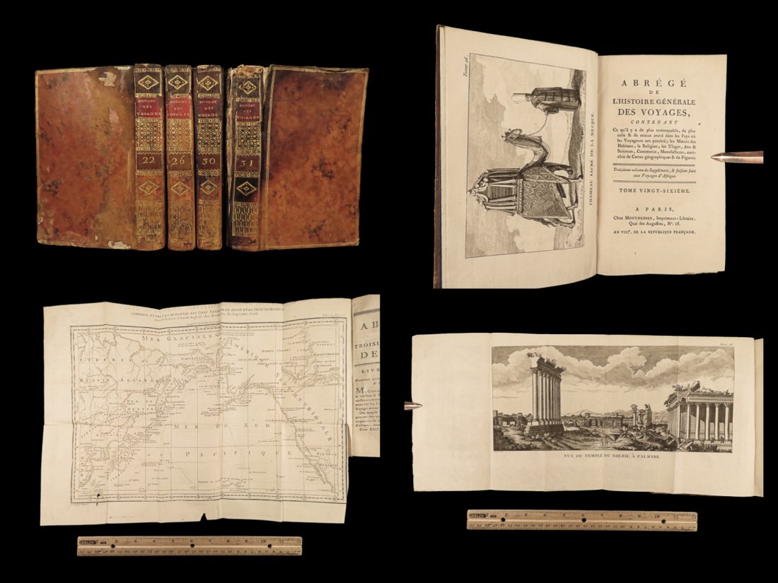 1786 Voyages James Cook New Zealand Tahiti Palestine Palmyra Temple SYRIA 4v (1 of 10)