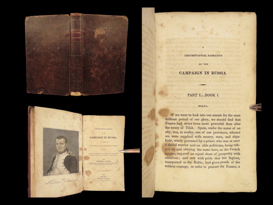 1816 Napoleonic War ENGLISH 1ed Campaigns Russia Invasion Labaume MAPS Napoleon (1 of 10)
