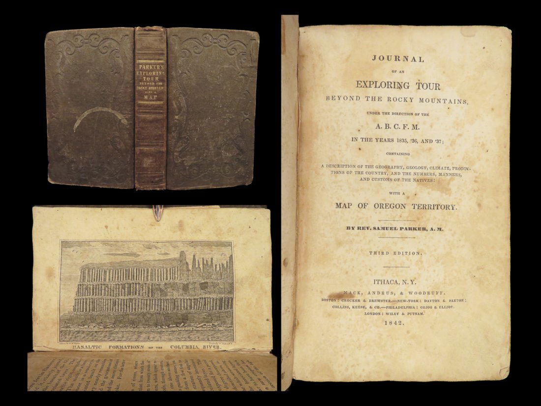 1842 Native American INDIANS Parker Journal Geography Rocky Mt Voyage Mormons: 1842 Native American INDIANS Parker Journal Geography Rocky Mt Voyage Mormons Samuel Parker was an American preacher who was a missionary to remote Native American Indian tribes. Parker led an explora