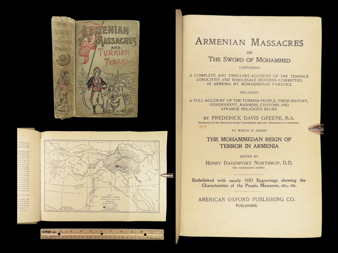 1896 Armenian Massacres 1ed Ottoman Empire Sultan Hamid II Illustrated Greene: 1896 Armenian Massacres 1ed Ottoman Empire Sultan Hamid II Illustrated Greene In 1894, Sultan Hamid II and the Ottoman Empire incited a series of massacres against the Armenian people in hopes to reas