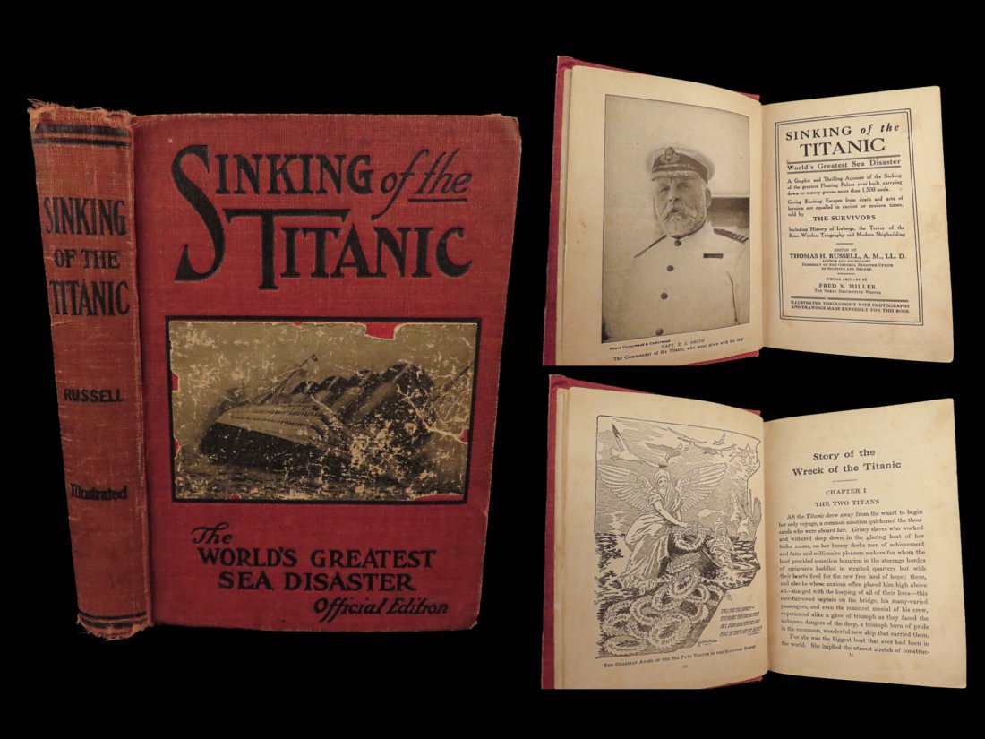 1912 Sinking of the TITANIC 1ed Shipwreck Iceberg Survivor Stories Illustrated: 1912 Sinking of the TITANIC 1ed Shipwreck Iceberg Survivor Stories Illustrated Shortly after the disaster, countless books, articles, essays, and reports were published covering the sinking of the Tit